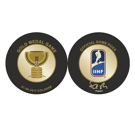 Шайба ЧМ 2017 GOLOGNE GOLD MEDAL GAME 2-ст.