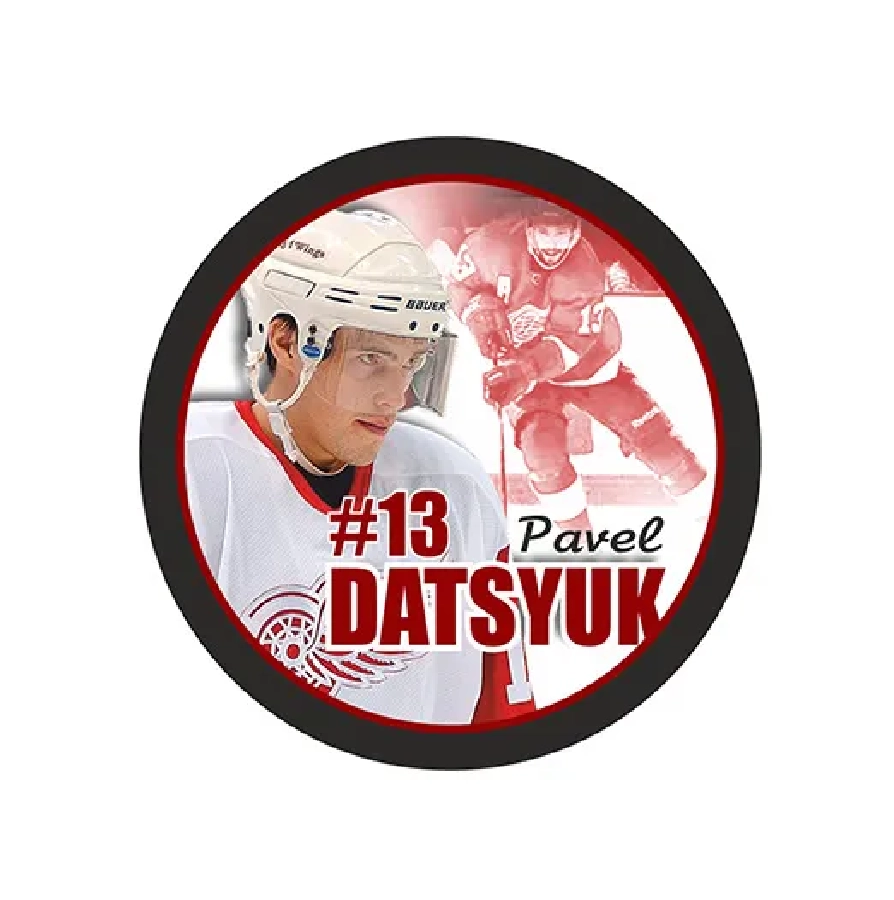 Шайба Игрок НХЛ DATSYUK №13 белый свитер 1-ст.