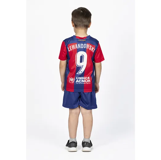 Форма FC Barcelona LEWANDOWSKI 23/24 домашняя подростковая