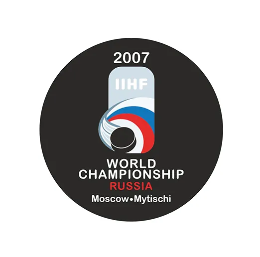 Шайба ЧМ 2007 Россия №3