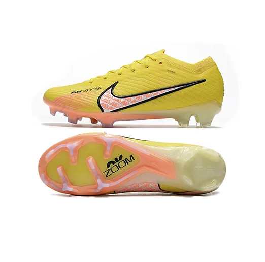 Бутсы Nike Air Zoom Mercurial Vapor 15 Elite FG желтые подростковые
