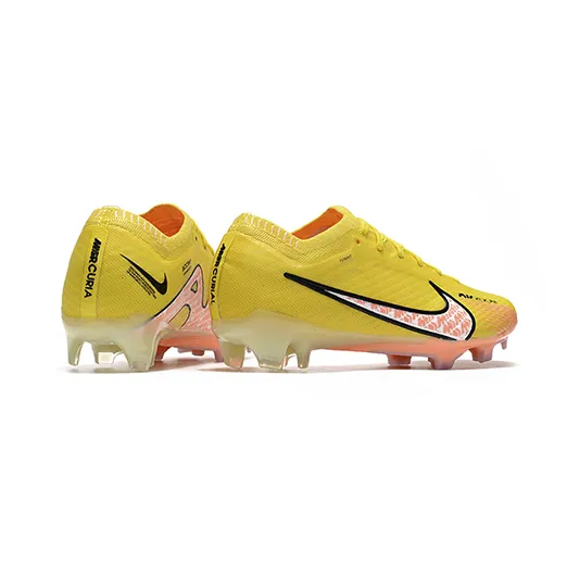 Бутсы Nike Air Zoom Mercurial Vapor 15 Elite FG желтые подростковые
