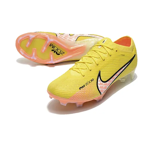 Бутсы Nike Air Zoom Mercurial Vapor 15 Elite FG желтые подростковые
