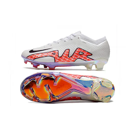Бутсы Nike Air Zoom Mercurial Vapor 15 Elite FG белые подростковые