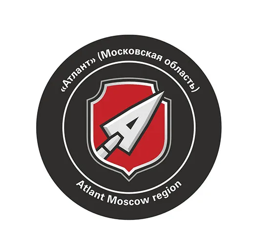 Шайба 2008 Атлант красный лого 1-ст.