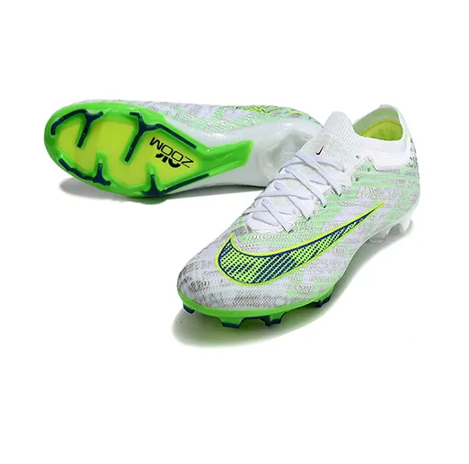 Бутсы Nike Air Zoom Mercurial Vapor 15 Elite FG зеленые подростковые