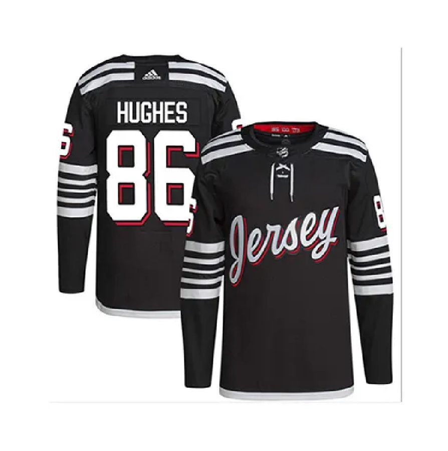 Свитер хокк. Нью-Джерси Девилз №86 HUGHES