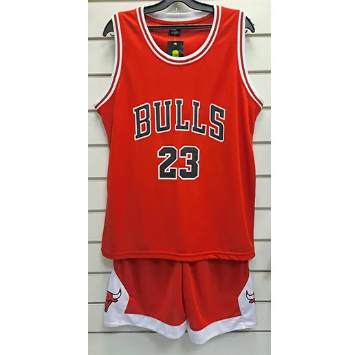 Форма баск. взр. BULLS Jordan #23 красная