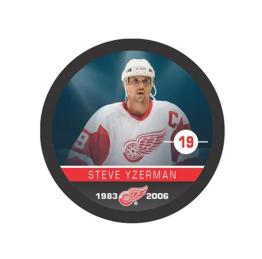Шайба Игрок НХЛ YZERMAN Детройт №19 1-ст.