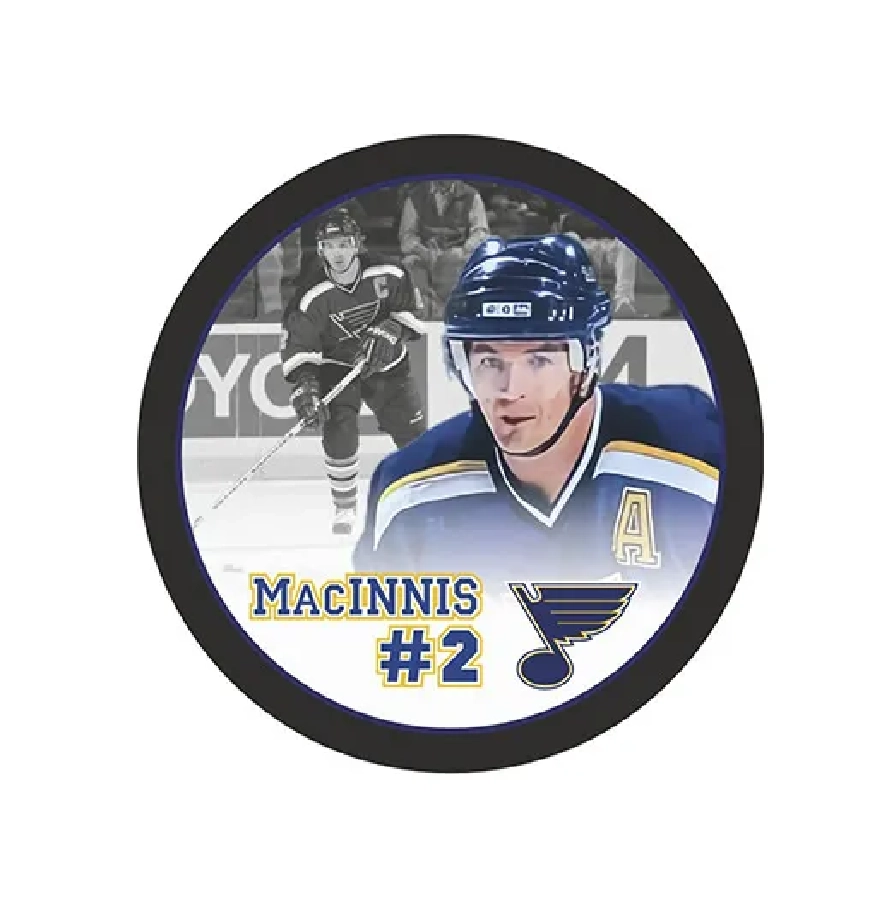 Шайба Игрок НХЛ MacINNIS Сент-Луис №2 1-ст.