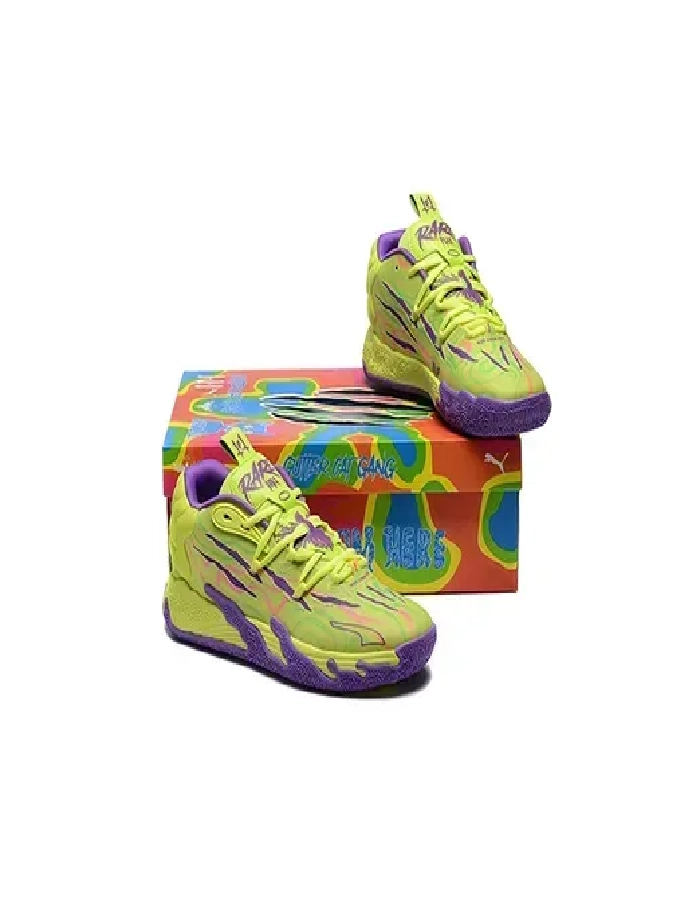 Кроссовки баскетбольные PUMA MB.03 LAMELO BALL Yellow/Purple