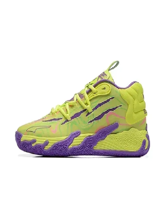 Кроссовки баскетбольные PUMA MB.03 LAMELO BALL Yellow/Purple