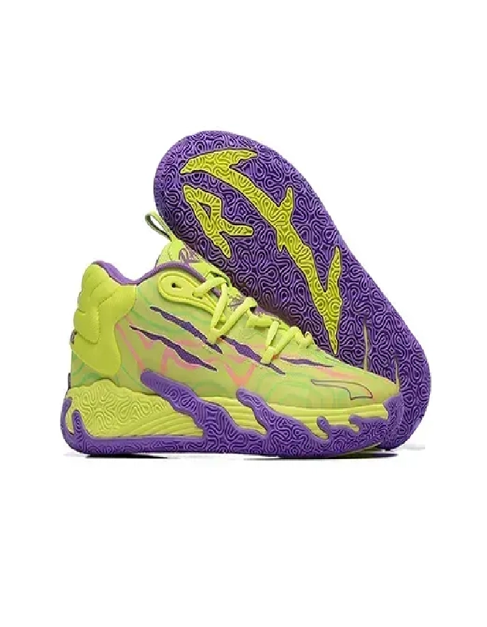 Кроссовки баскетбольные PUMA MB.03 LAMELO BALL Yellow/Purple