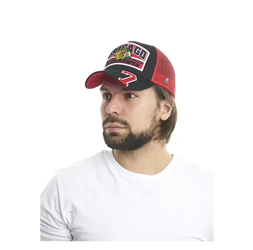 Бейсболка с сеткой  Chicago Blackhawks №7, арт. 31336