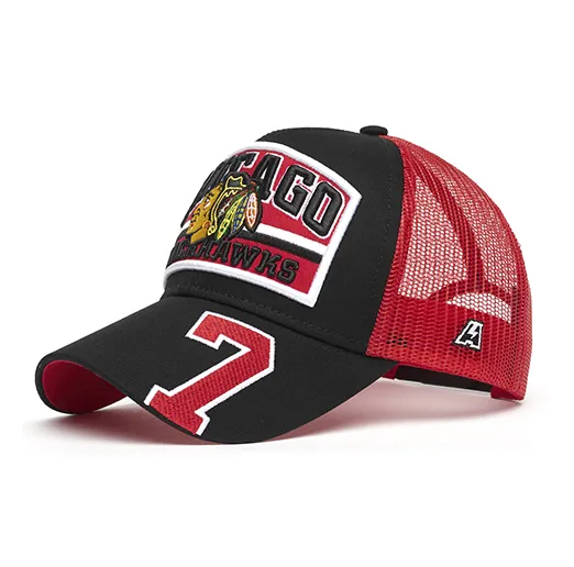 Бейсболка с сеткой  Chicago Blackhawks №7, арт. 31336