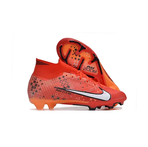 Бутсы NIKE AIR ZOOM MERCURIAL SUPERFLY IX ELITE с носком оранжевые подростковые