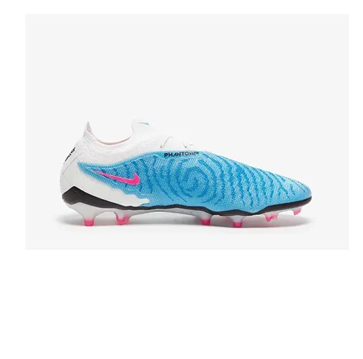 Бутсы Nike PHANTOM GX Elite бело-голубые подростковые