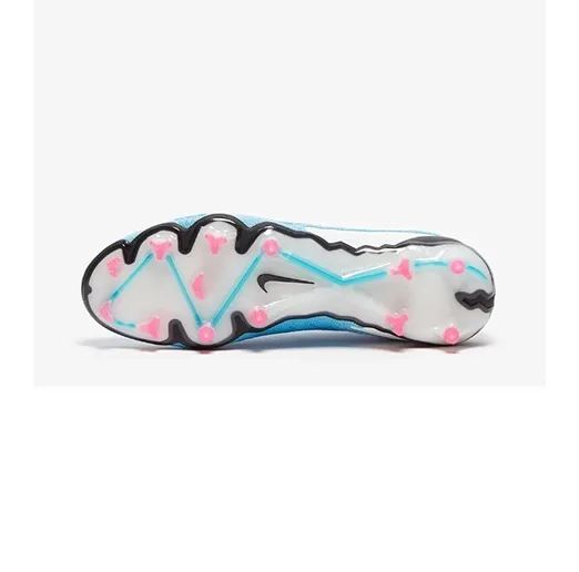 Бутсы Nike PHANTOM GX Elite бело-голубые подростковые