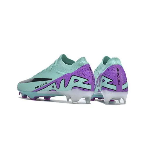 Бутсы NIKE AIR ZOOM MERCURIAL VAPOR XV ELITE бирюзово-фиолетовые подростковые